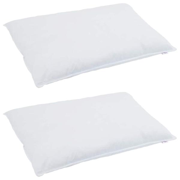 Bettdecke Sonstiges mit Kissen 3 pcs Weiß 240 x 260 cm Daunen