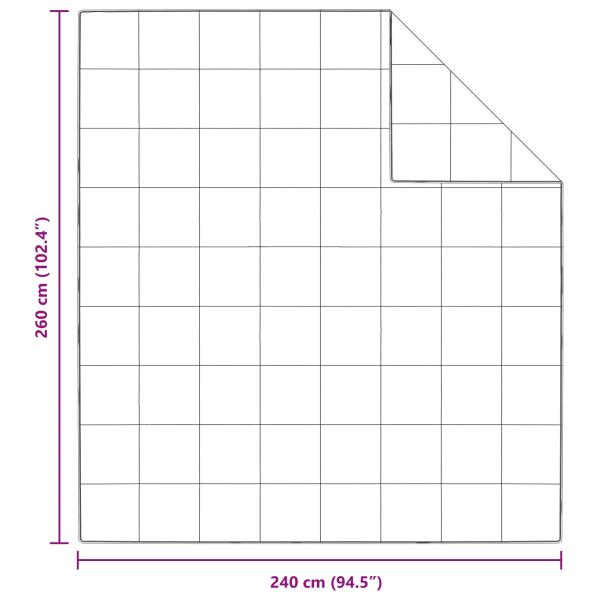 ARDEBO.de - Bettdecke Sonstiges mit Kissen 3 pcs Weiß 240 x 260 cm Daunen