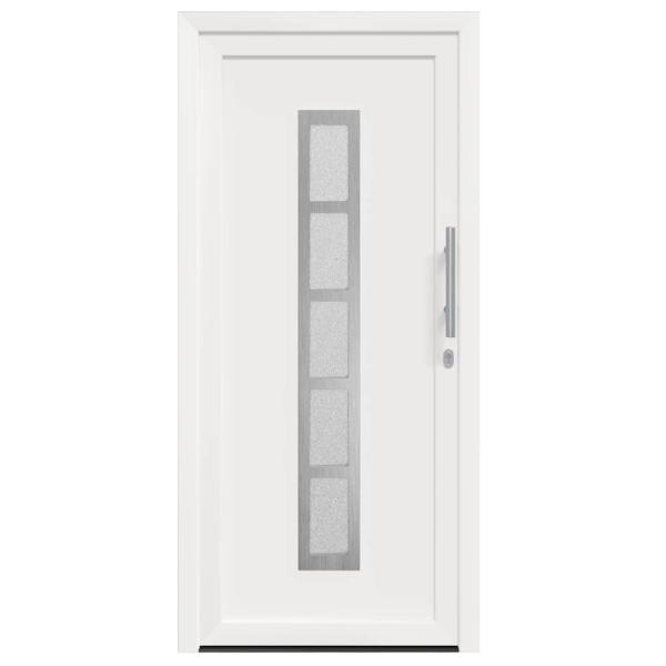 Vordertür Weiß 98 x 208 cm PVC