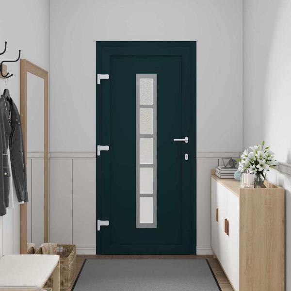 Vordertür Anthrazit 98 x 208 cm PVC
