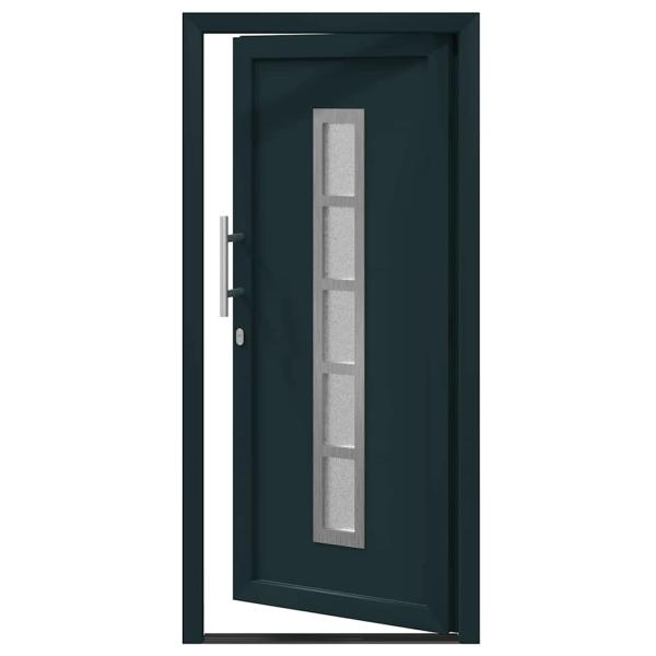 Vordertür Anthrazit 98 x 208 cm PVC