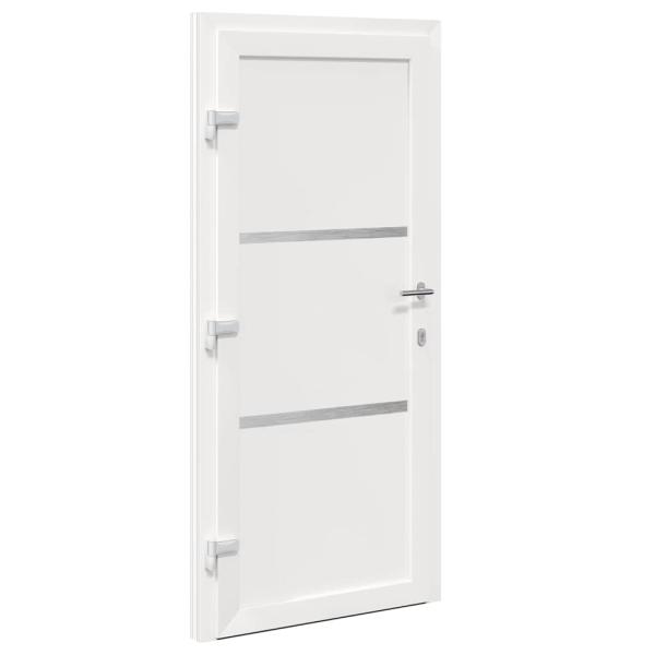 Vordertür Weiß 98 x 208 cm PVC