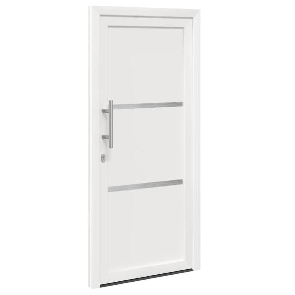 Vordertür Weiß 108 x 208 cm PVC