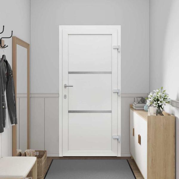 Vordertür Weiß 98 x 208 cm PVC
