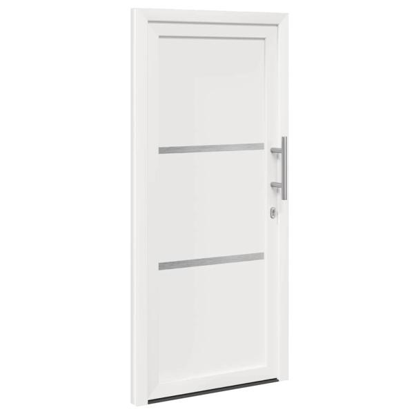 Vordertür Weiß 98 x 208 cm PVC