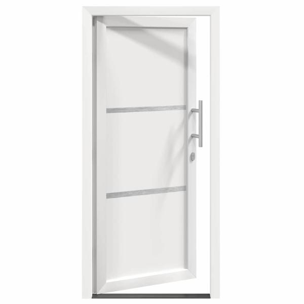 Vordertür Weiß 98 x 208 cm PVC