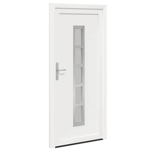 Vordertür Weiß 108 x 208 cm PVC