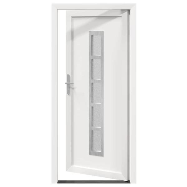 Vordertür Weiß 108 x 208 cm PVC