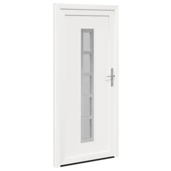 Vordertür Weiß 98 x 208 cm PVC
