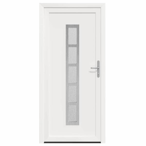Vordertür Weiß 98 x 208 cm PVC