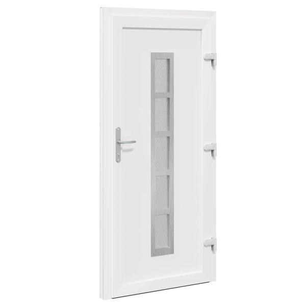 Vordertür Weiß 98 x 208 cm PVC