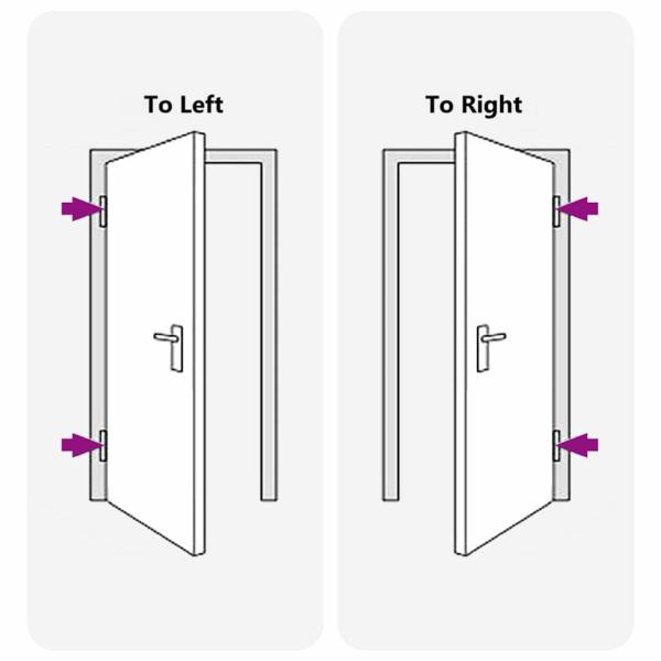 Vordertür Anthrazit 88 x 200 cm PVC