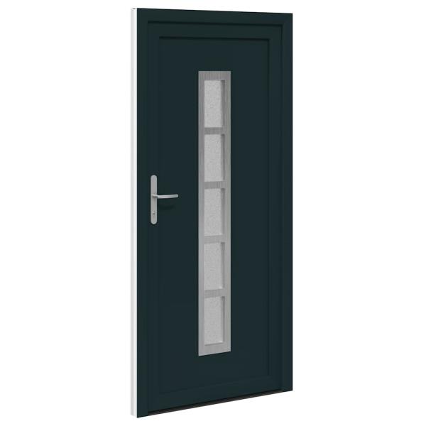 Vordertür Anthrazit 98 x 200 cm PVC