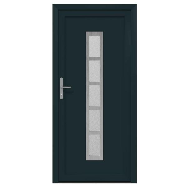 Vordertür Anthrazit 98 x 208 cm PVC