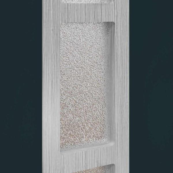 Vordertür Anthrazit 98 x 200 cm PVC