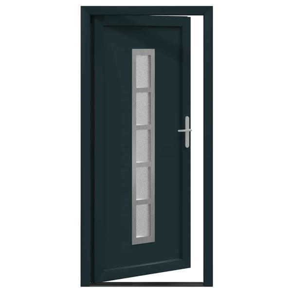Vordertür Anthrazit 98 x 208 cm PVC