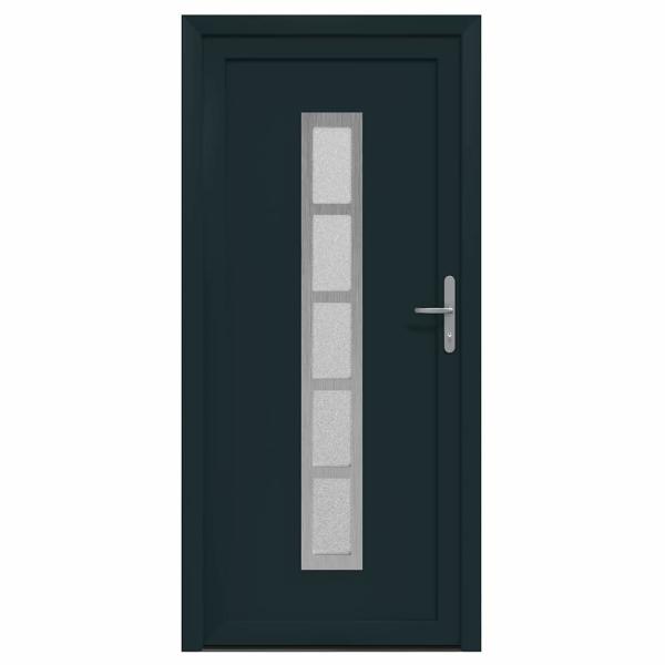 Vordertür Anthrazit 98 x 208 cm PVC