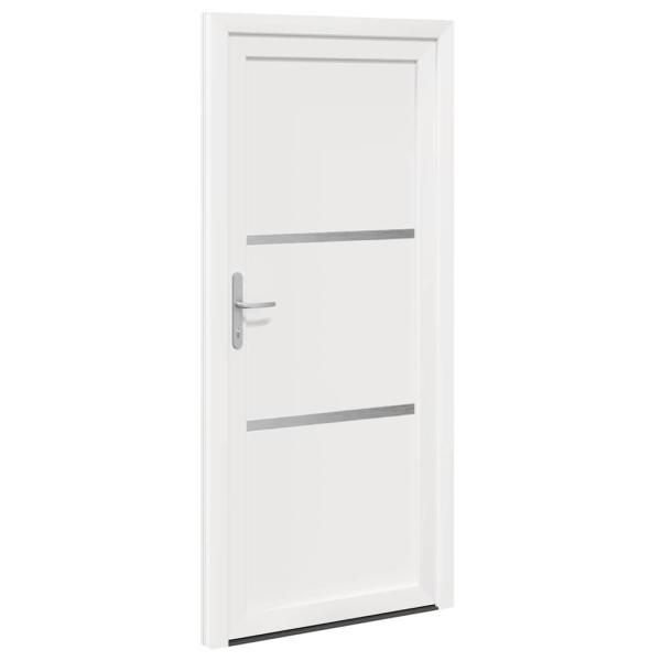 Vordertür Weiß 98 x 208 cm PVC