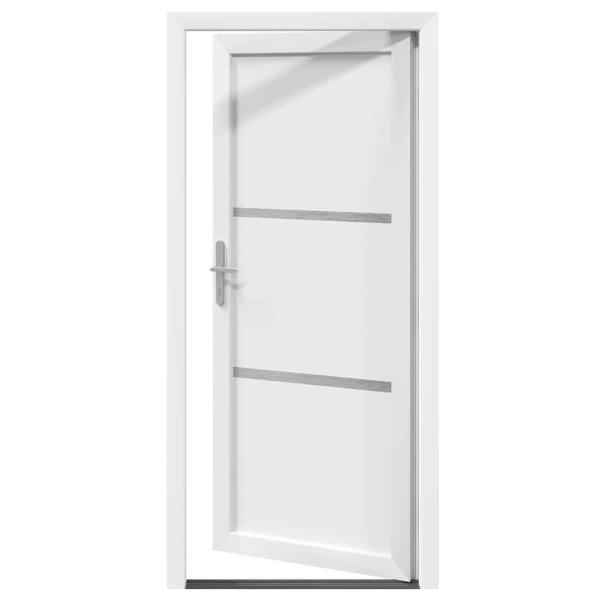 Vordertür Weiß 108 x 208 cm PVC