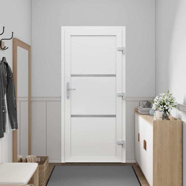 Vordertür Weiß 98 x 208 cm PVC