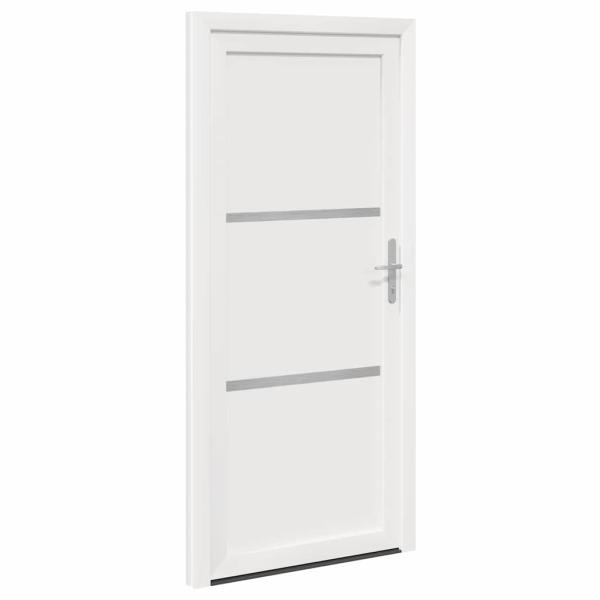Vordertür Weiß 98 x 208 cm PVC
