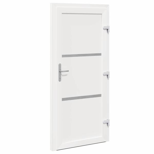 Vordertür Weiß 98 x 208 cm PVC