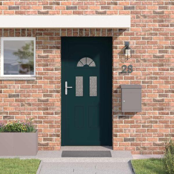 ARDEBO.de - Vordertür Anthrazit 98 x 208 cm PVC