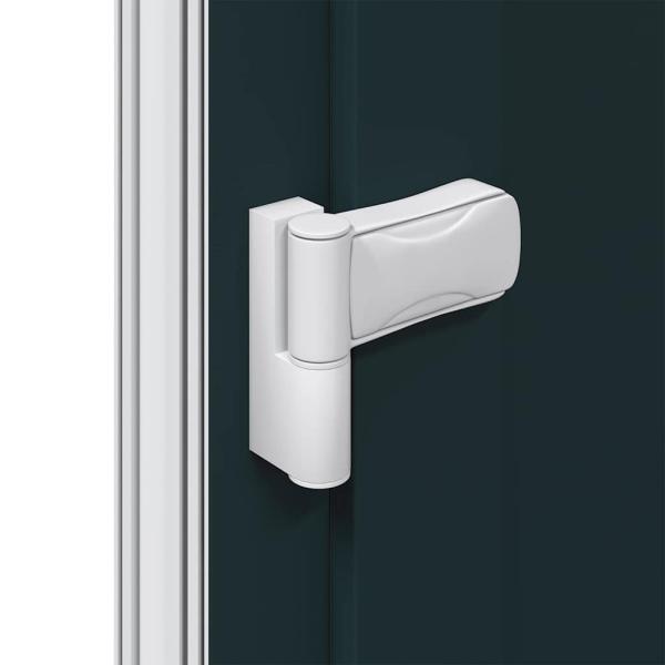 Vordertür Anthrazit 98 x 208 cm PVC