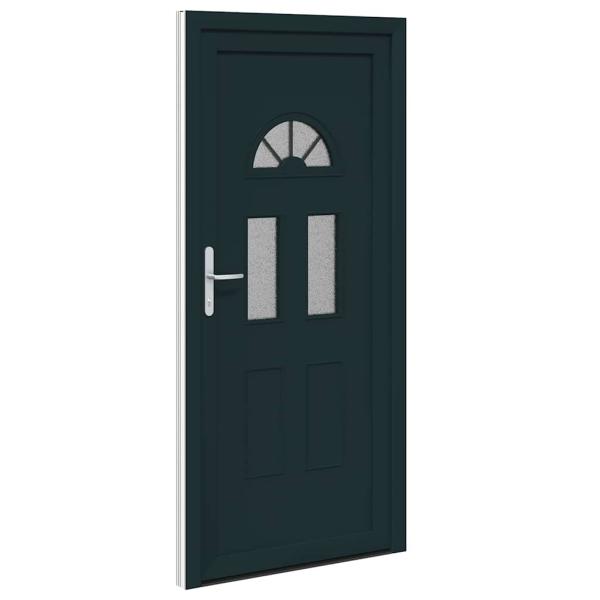 Vordertür Anthrazit 98 x 208 cm PVC