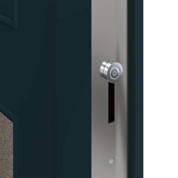 Vordertür Anthrazit 98 x 198 cm PVC