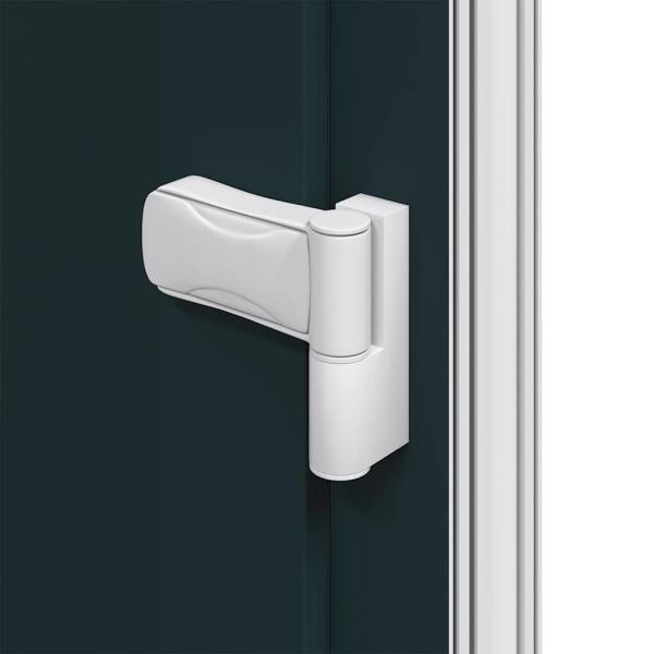 Vordertür Anthrazit 98 x 208 cm PVC