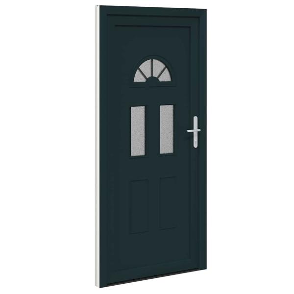 Vordertür Anthrazit 110 x 210 cm PVC