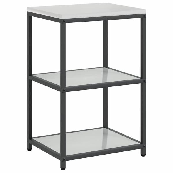 Küchenlager-Set 3 pcs Silber 180 x 50 x 92 cm Verzinkter Stahl