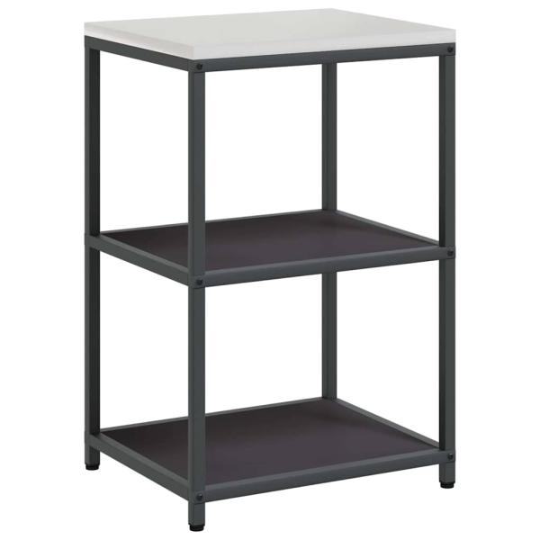Küchenaufbewahrungsset mit Regal Sonstiges 3 pcs Schwarz 210 x 50 x 92 cm