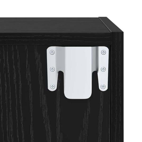 TV-Schrank-Set 4 pcs Schwarze Eiche 37 x 37 x 142,5 cm