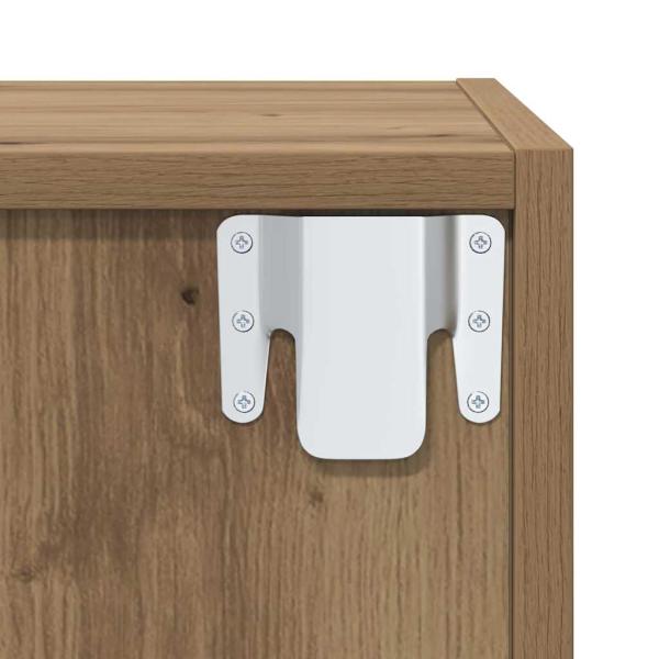 TV-Schrank-Set 4 pcs Eiche handwerklich 37 x 37 x 142,5 cm