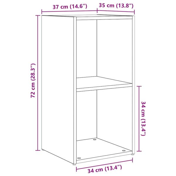 TV-Schrank Set mit Regal mit Speicher 6 pcs Schwarze Eiche Holzwerkstoff