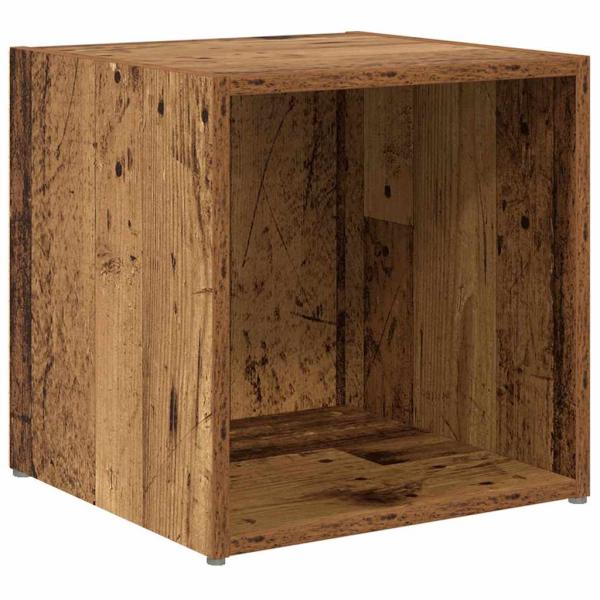 TV-Schrank Set mit Regal mit Speicher 8 pcs Altholz Holzwerkstoff