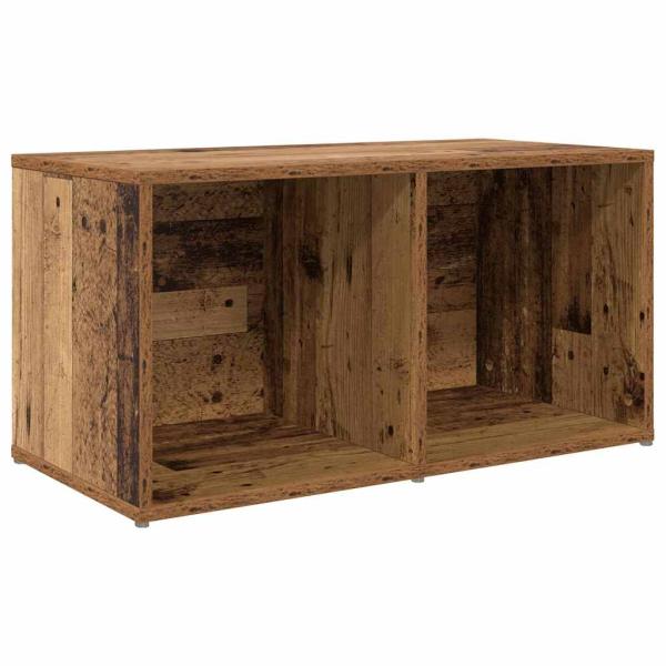 TV-Schrank Set mit Regal mit Speicher 8 pcs Altholz Holzwerkstoff