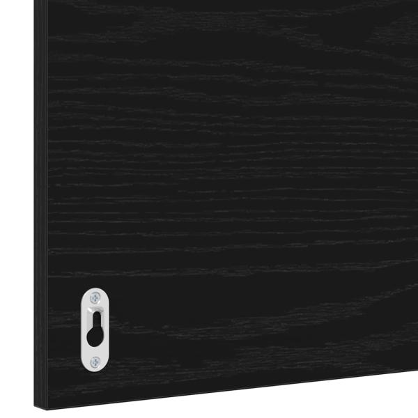 Badezimmermöbel Set 3 pcs Schwarze Eiche 60 x 38.5 x 45 cm