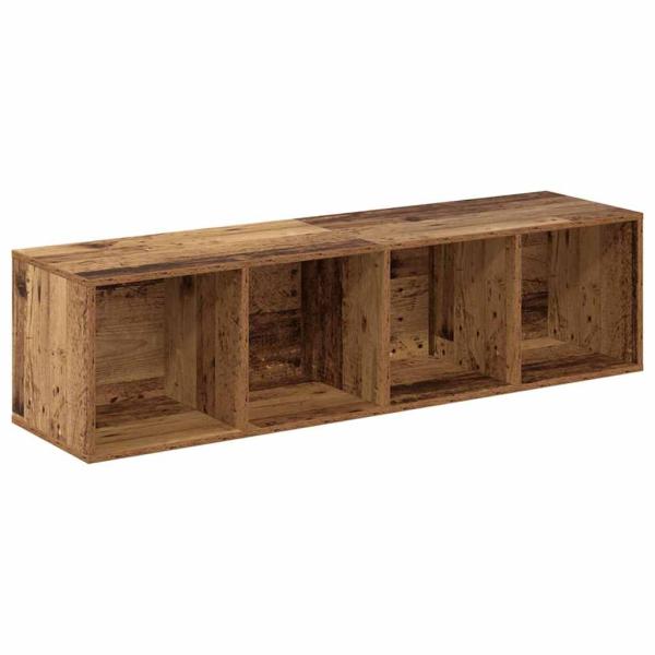 TV-Schrank-Set 2 pcs Altholz 37 x 37 x 142,5 cm Holzwerkstoff