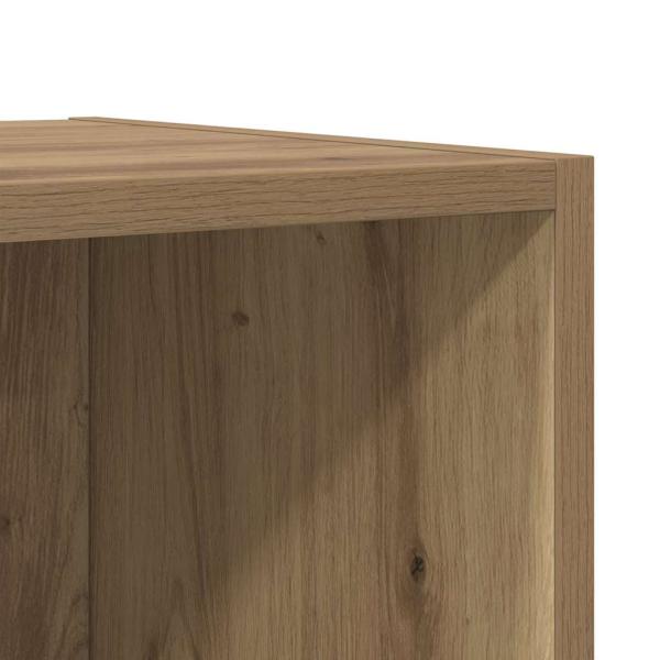 Wand TV Schrank 4 pcs Eiche handwerklich 37 x 37 x 72 cm