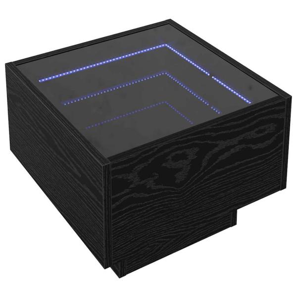 Badschrank Schwarze Eiche 40 x 40 x 30 cm Engineered Wood, Glas