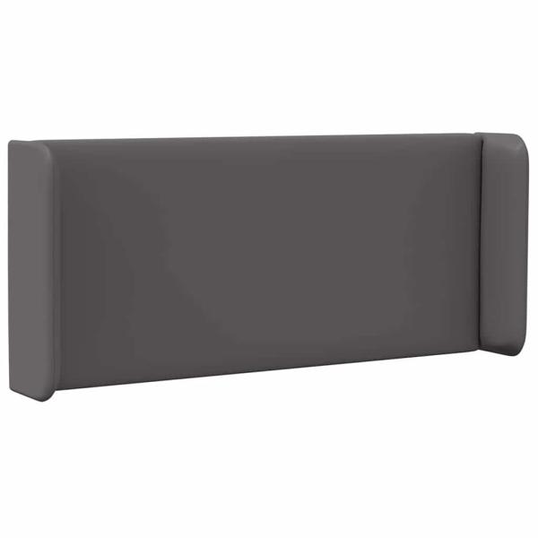 Kopfteil Ohren 2 pcs Grau 40 x 16 x 5 cm Kunstleder