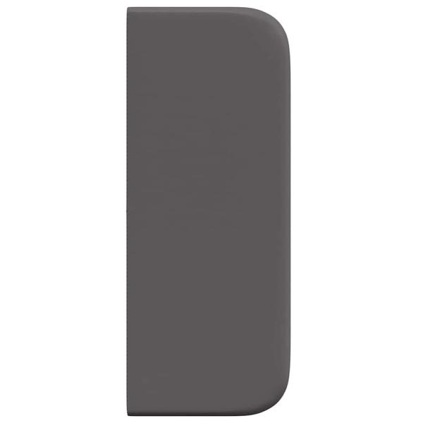 Kopfteil Ohren 2 pcs Grau 40 x 16 x 5 cm Kunstleder