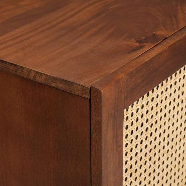 Medienlagerungsschränke & Regale mit Regal mit Speicher mit Tür Braun