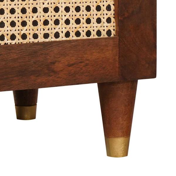 Medienlagerungsschränke & Regale mit Regal mit Speicher mit Tür Braun