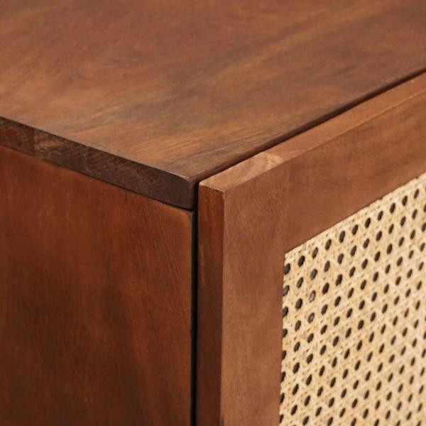 Medienlagerungsschränke & Regale mit Regal mit Speicher mit Tür Braun