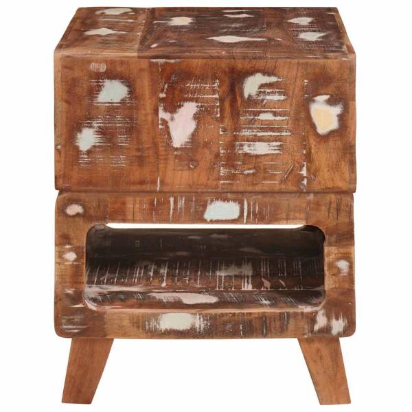 Beistelltische Mehrfarbig 40 x 40 x 49 cm recyceltes Massivholz