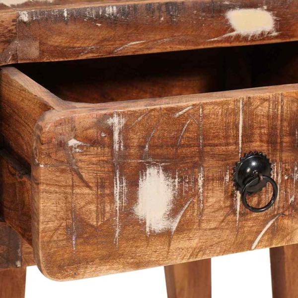 Beistelltische Mehrfarbig 40 x 32 x 46 cm recyceltes Massivholz